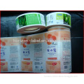 translucent PVC label / sticker
